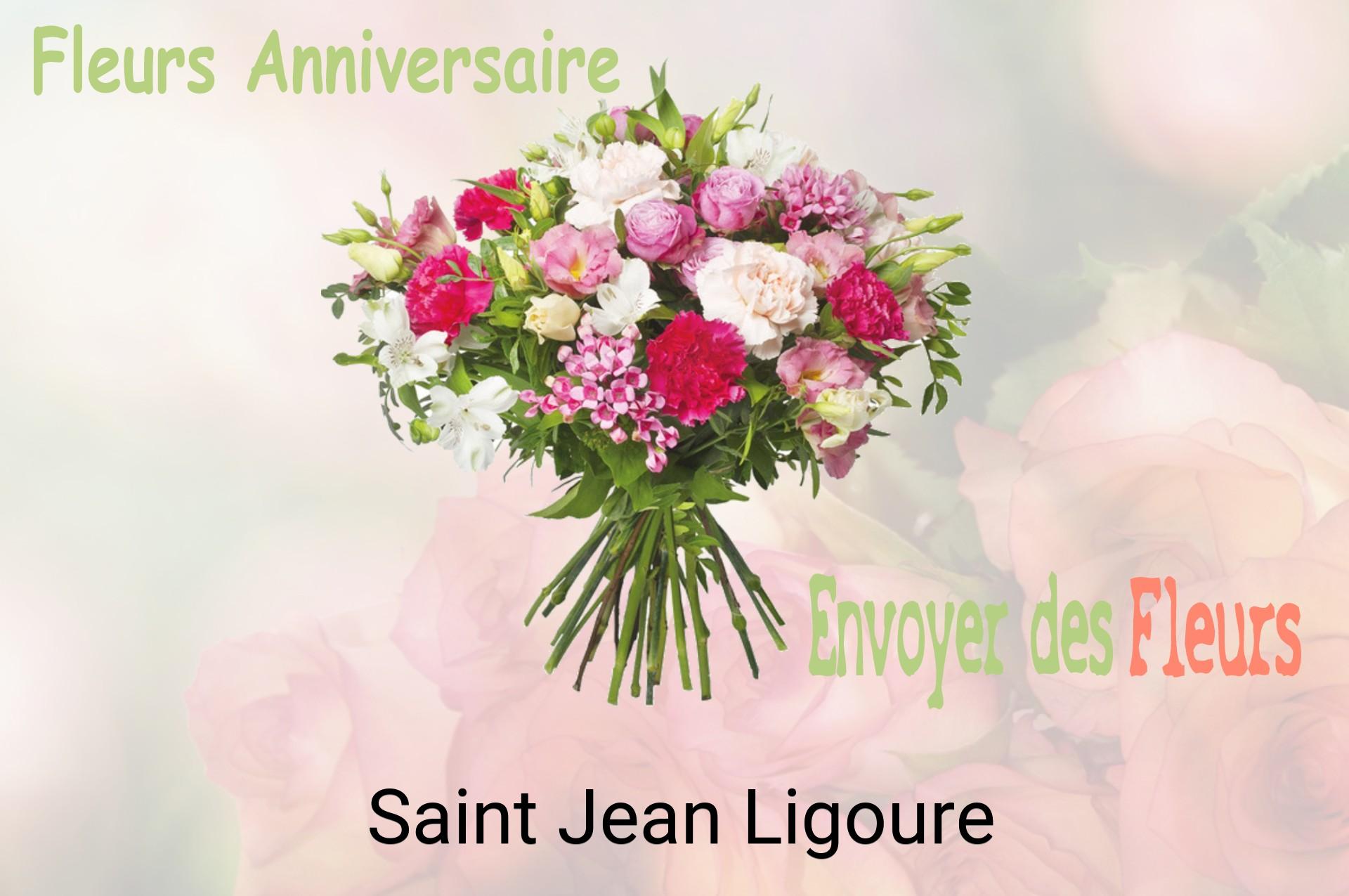 Bouquet de fleurs d’anniversaire livré à Saint-Jean-Ligoure