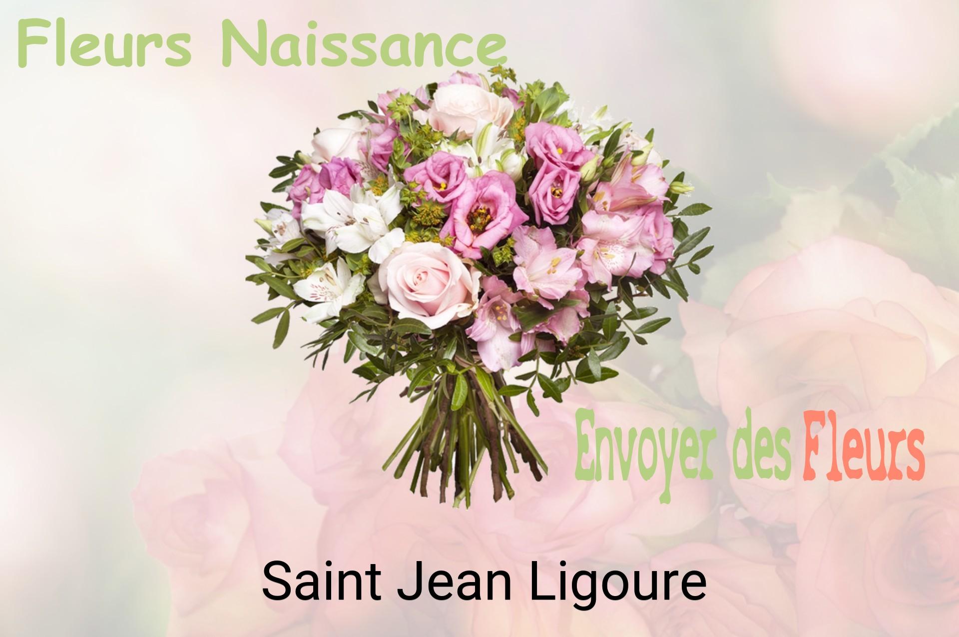 Bouquet de fleurs de naissance livré à Saint-Jean-Ligoure