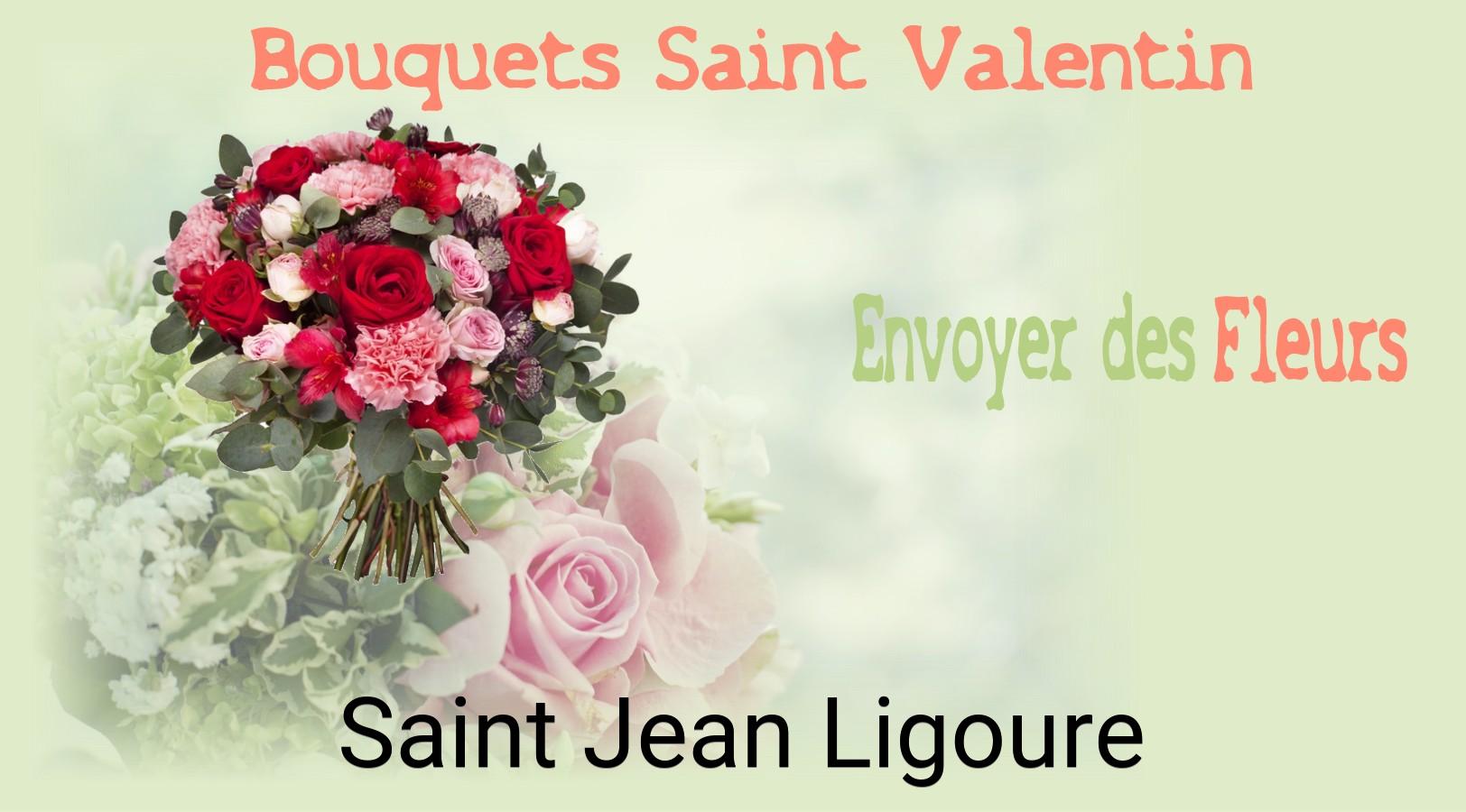 Roses de Saint-Valentin livrées à Saint-Jean-Ligoure